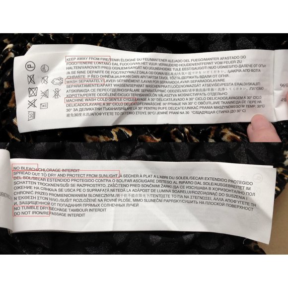 MINKPINK Russian Roulette Burnout Velvet Leopard Print Mini Skater Dress Size S - Picture 12 of 14